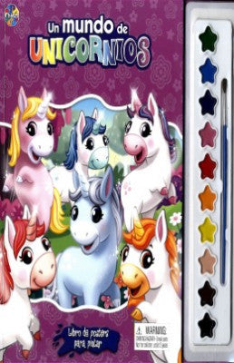 LIBRO DE POSTER-UN MUNDO DE UNICORNIOS - PHIDAL PUBLISHING