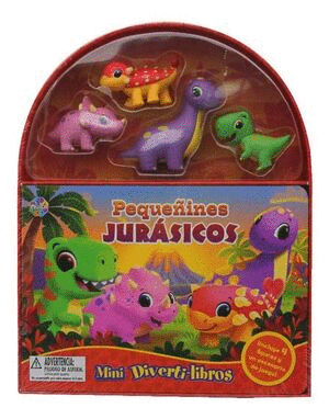 MINI DIVERTILIBROS-PEQUEÑINES JURASICOS - PHIDAL PUBLISHING