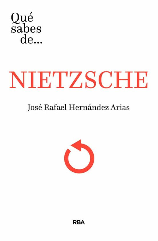 QUE SABES DE NIETZSCHE rust  Rba- HERNANDEZ ARIAS, JOSE RAFAEL