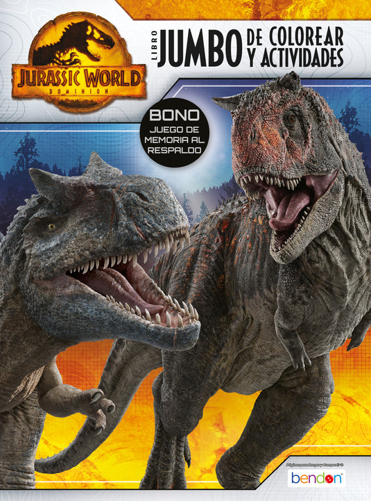 JURASSIC WORLD DOMINION: LIBRO JUMBO DE COLOREAR Y ACTIVIDADES - UNIVERSAL  STUDIOS LICENSING  LLC